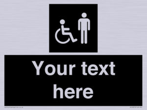 Custom information: black panel disabled and male